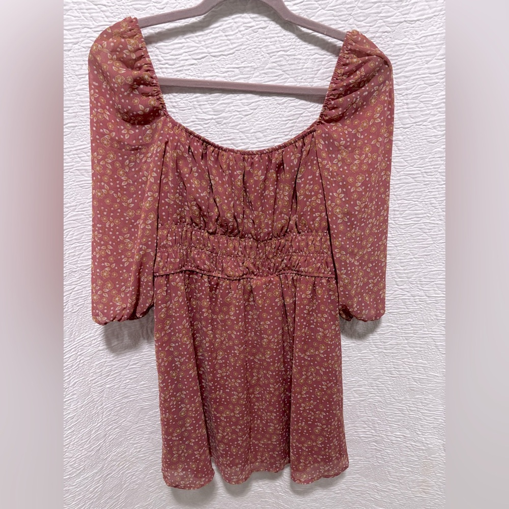 Trixxi Clothing Co women’s coral print dress